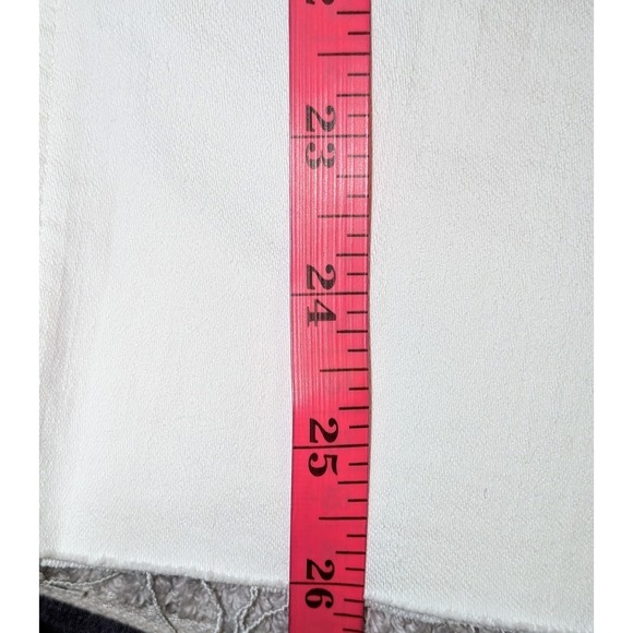 J.Crew Mid-Rise Flare Crop White Jeans Raw Hem Signature Stretch Sz 25 NWT $118 - Picture 8 of 12